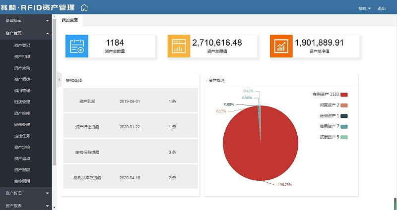 兆麟RFID后臺詳情