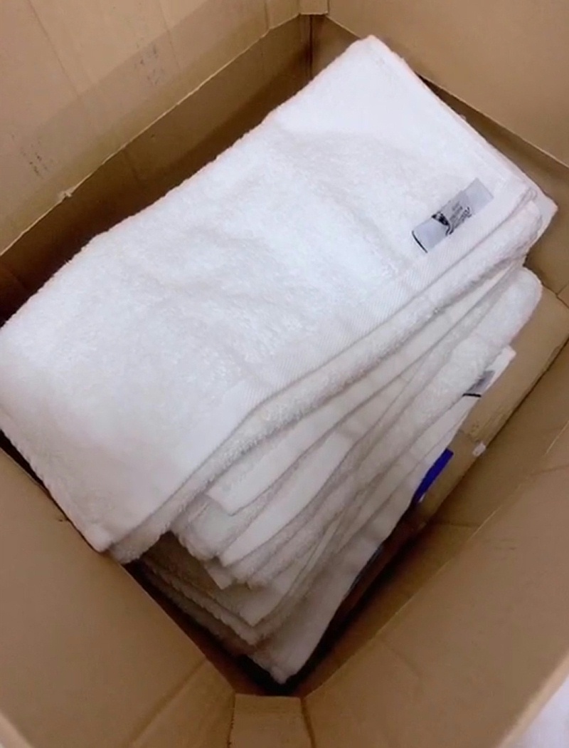 RFID布草貼標(biāo)后 RFID布草貼標(biāo)后